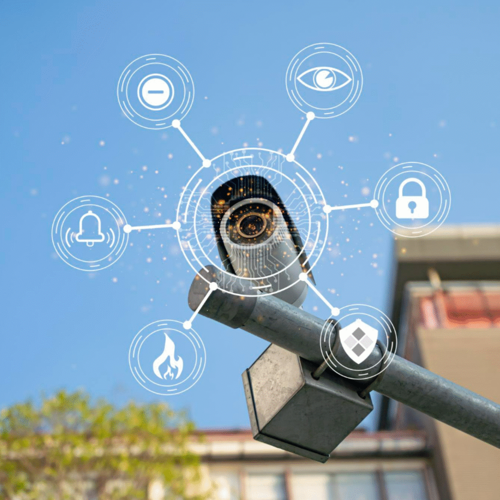 integracao alarme cftv